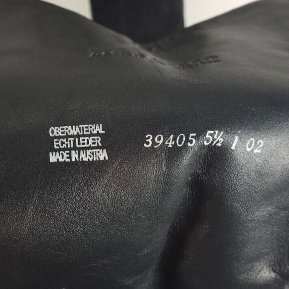 Paul Green Women’s Kendra US8 UK5,5 Knee High Buckle Leather Black Riding Boots - Picture 12 of 12